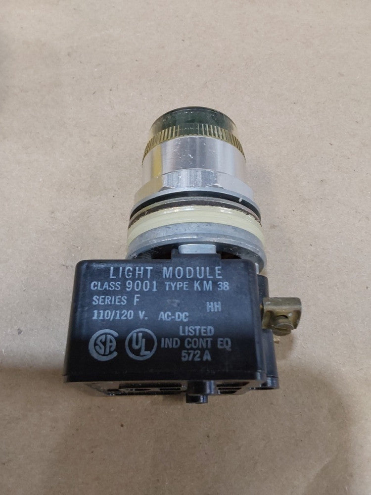 New open box Square D Class 9001 ( GREEN) Switch #K1L-38 Ser F
