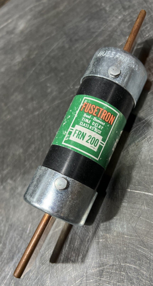 Cooper Bussmann Fusetron FRN 200 Fuse  Nos Surplus