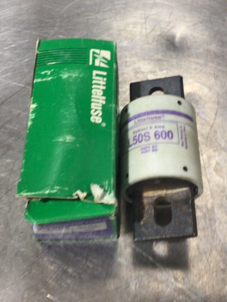 Littelfuse L50S 600 Amp Semiconductor Fuse Bussmann FWH 600 500 Vac Nos Surplus