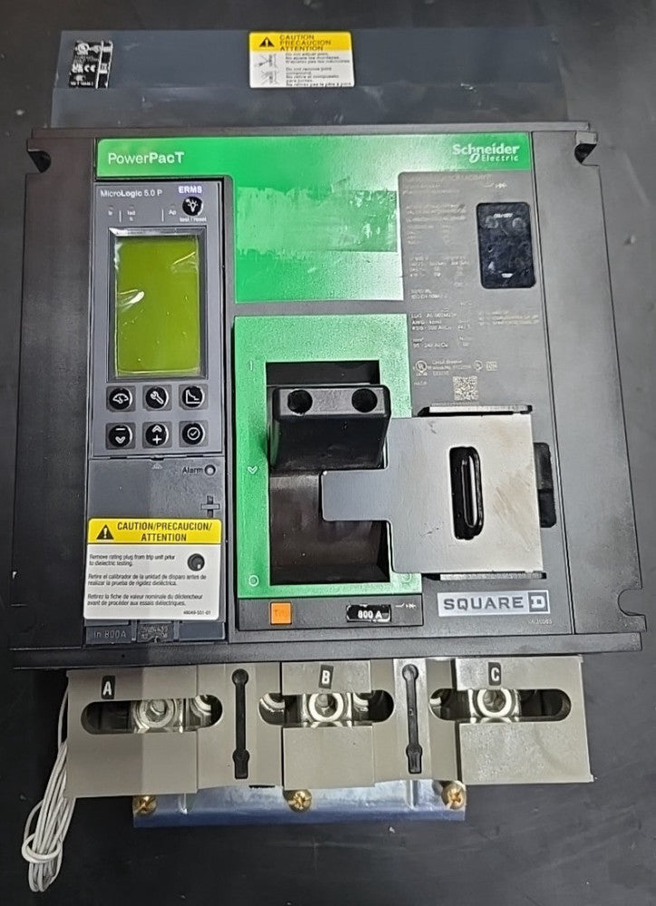 NNB PJA36080CU63CE1ACSAY Square D 800 Amp 600v 3 Pole I Line  Circuit Breaker