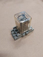 Square D 8501 NR82 Relay Base 15 Amp 300V Ser. B 8501 W/ AMF KUP11A15 120V RELAY
