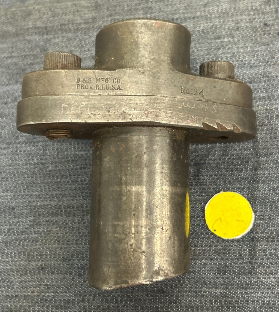 BROWN & SHARPE ADJUSTABLE TOOL HOLDER  NO 14  1" SHANK