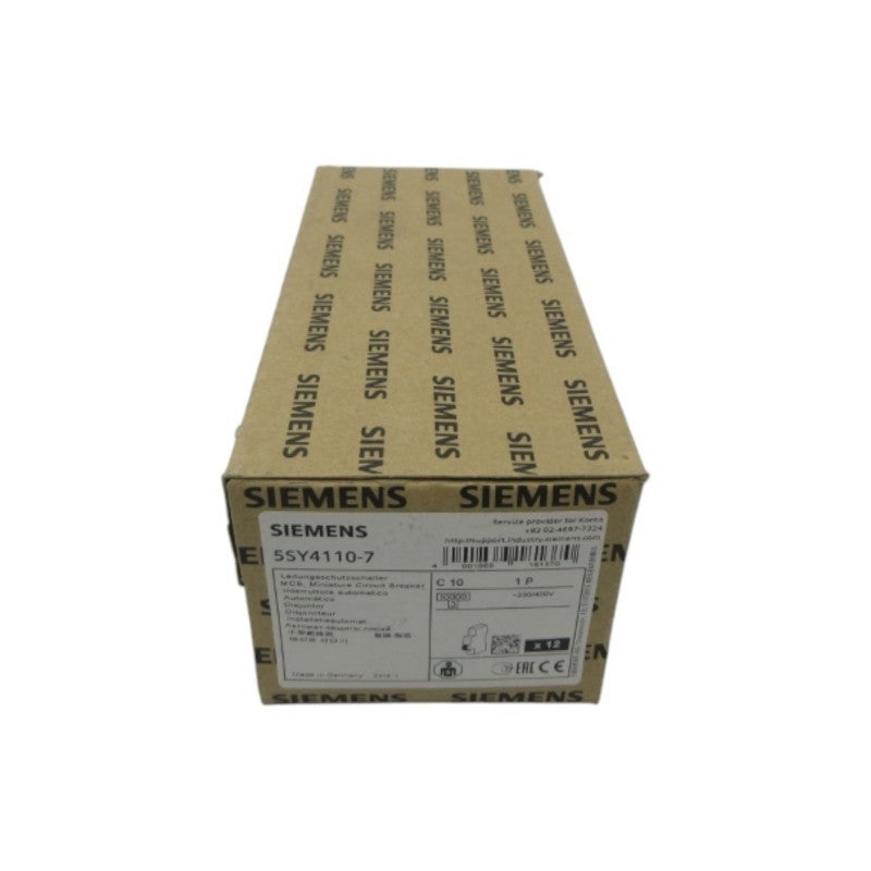 SIEMENS 5SY4110-7 230/400V 10A (PKG OF 12) NSFS
