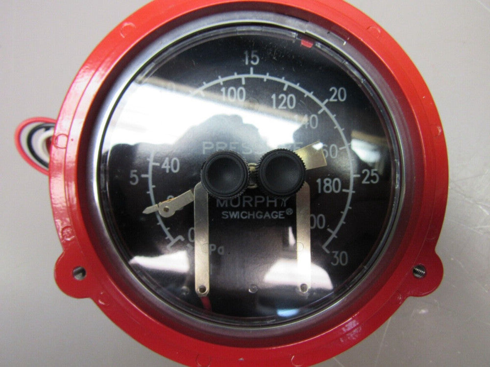 MURPHY SWICHGAGE PRESSURE 05701058 , OPLFC-A-30-ES , 0-30PSI , NEW/NOT IN BOX!
