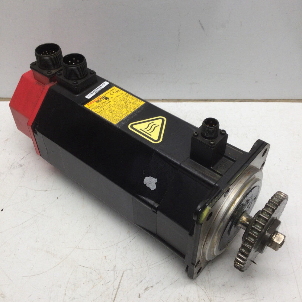 FANUC AM9/3000 AC Servo Motor A06B-0163-B175, 161 V 6, 8 AMP, 3 Phase (LOT#3)