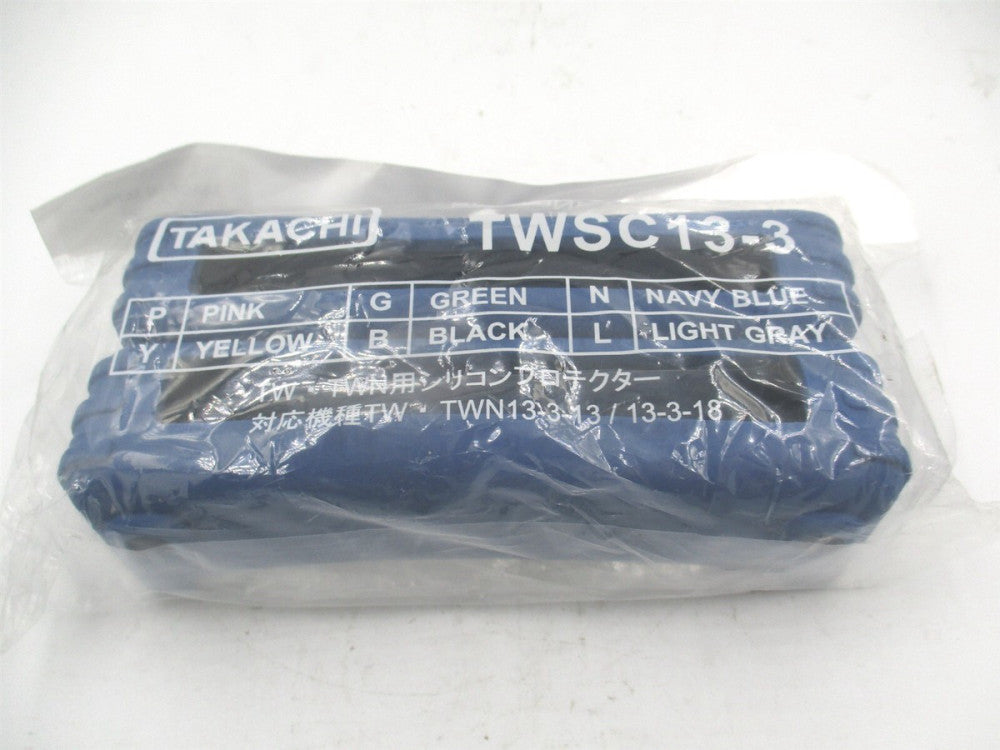 Takachi (Tw13-3-13B) Navy Blue Silicone Rubber Protective Boot for Enclosures 