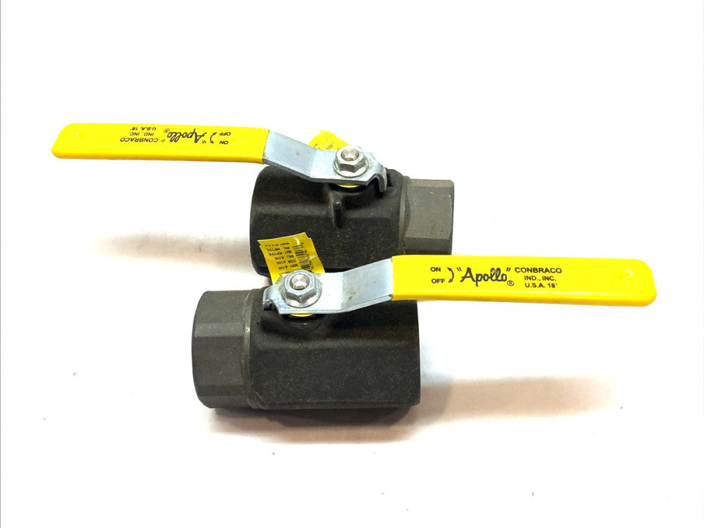 Apollo Valves 73A‑108‑01 Carbon Steel FNPT Ball Valve 2" LOT OF 2
