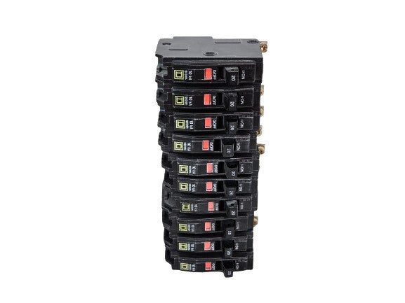 (10) New-Pull Square D QOB120 20A 10K @ 240V 1-Pole Circuit Breaker Sacramento