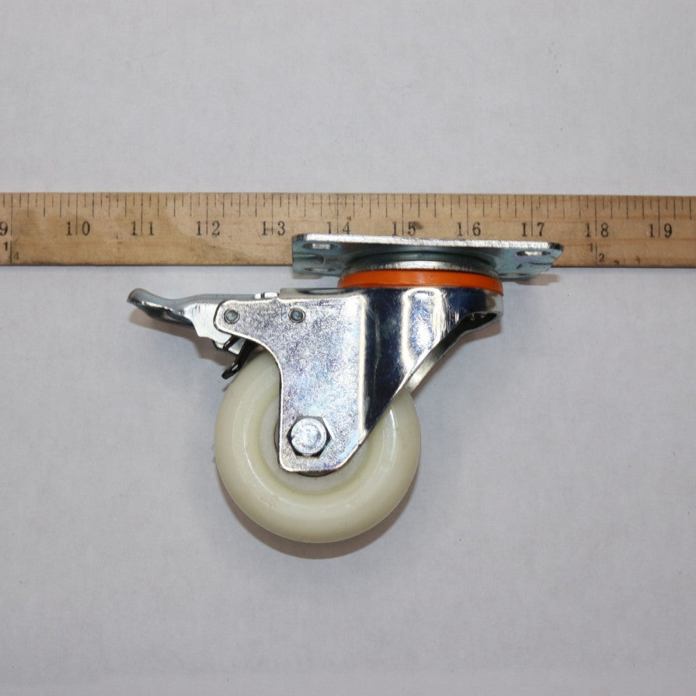 Swivel Furniture Caster Locking Castor 360 Degree Rotation 3" X 1-1/4" Wheel