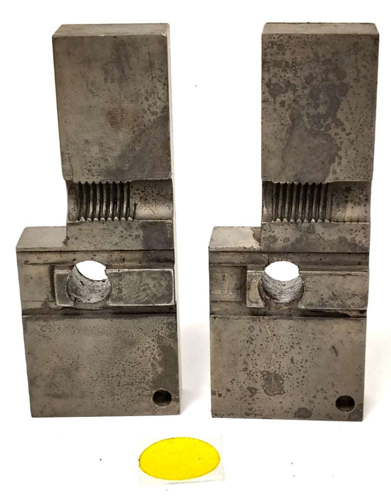 UNBRANDED STEEL GEOMETRIC 3-3/4" X 1-1/2" X 1" MILLED CHASERS ***LOT OF 2***