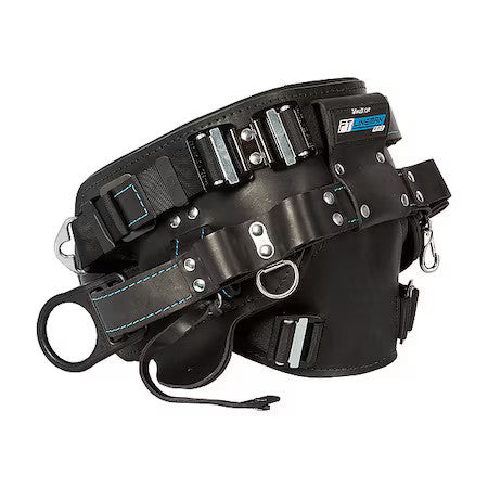 Falltech 8050Qcm Body Belt, 6 D-Rings, Hips Location, Steel, Includes Padding: