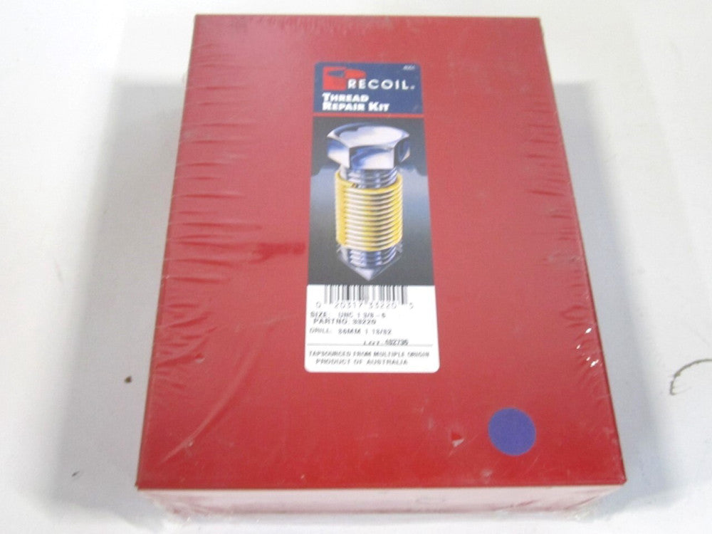 Recoil (33220) 1-3/8-6 UNC Thread Repair Kit SS Inserts New