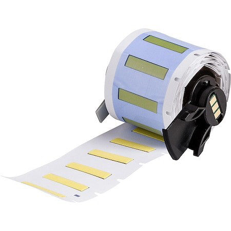Brady M6-125-1-342-Yl Sleeve,1 In W,15/64 In H,Die-Cut
