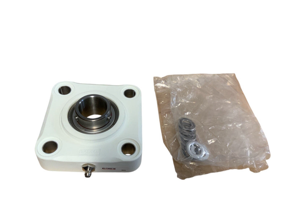 Link-Belt KLFSS216 4-Bolt Stainless Steel Flange Block Bearing, 1-inch Bore"