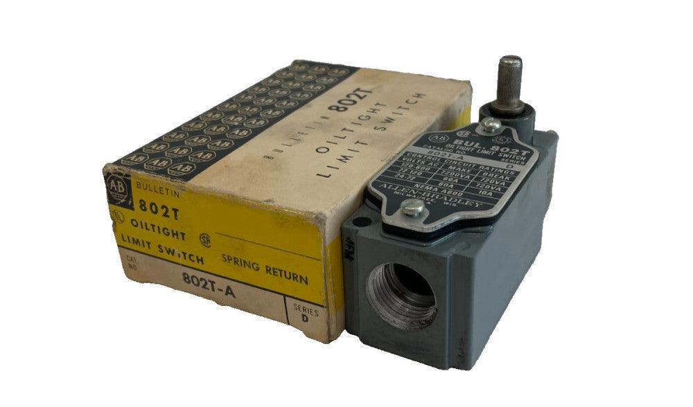 ALLEN BRADLEY 802T-A LIMIT SWITCH SERIES D 802TA NEW, SURPLUS