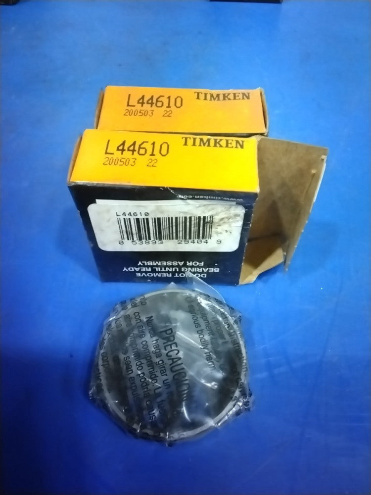 Timken L44610 Tapered Roller Bearing, Lot Of 2