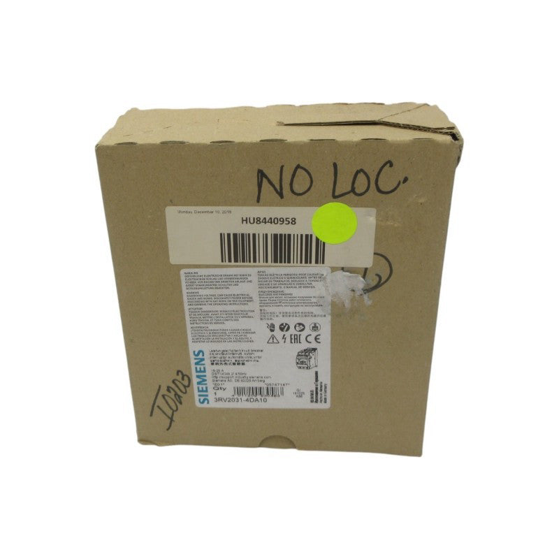 SIEMENS 3RV2031-4DA10 18-25A NSMP
