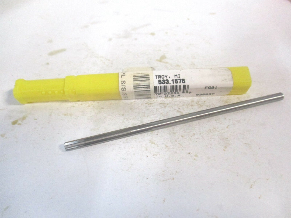 (433-0.1575) 0.1575" x 1" x 4" OAL HSS 6-Flute Straight Chucking Reamer