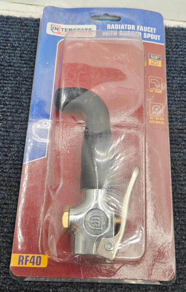 Interstate Pneumatics RF40 Gas Station Radiator Faucet Bib Rubber Nozzle 1/4 In