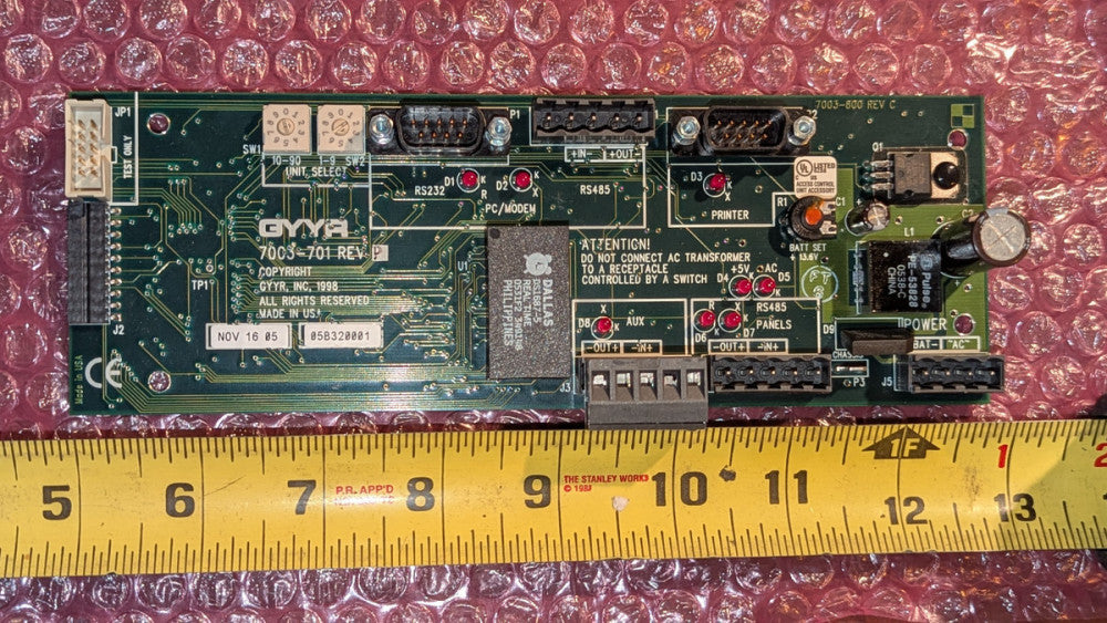 GYYR Module Card 7003-701 Rev P Unknown but Guaranteed
