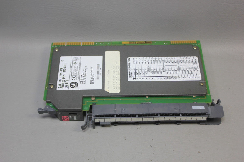 ALLEN BRADLEY ANALOG INPUT MODULE 1771-IFE SERIES C B02