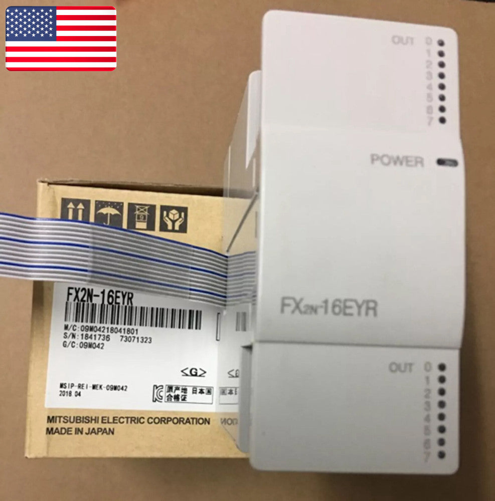 NEW MITSUBISHI FX2N-16EYR Extension Module - US Stock