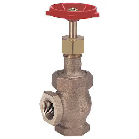 Milwaukee Valve 582 1-1/2 Angle Globe Valve,Class 300,1-1/2 In.