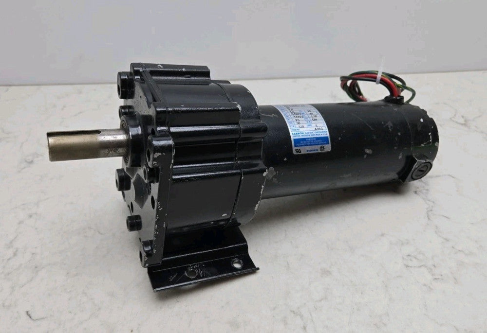 Leeson Parallel Shaft Gearmotor 1/5 Hp 1 Ph 24V 330 Rpm 5:1 Ratio M1125301.00