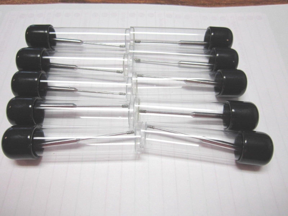 1/8" x 1" x 1-1/8" x 2-1/4" OAL Diamond Grinding Pin Made in USA - Lot of 10 