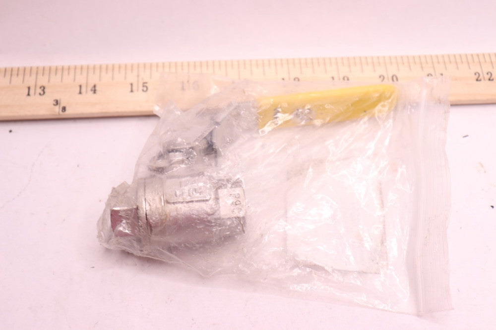 Full Port Ball Valve with Locking Handle 316 Stainless Steel 1/4" 62357