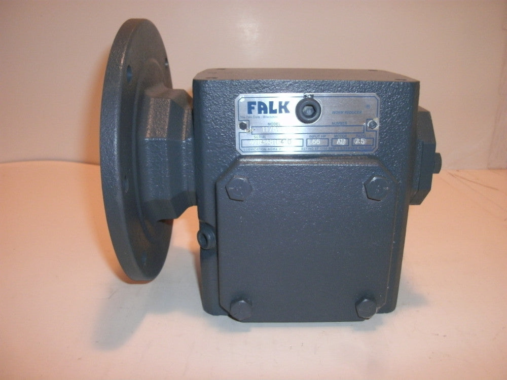 FALK 5WBM2A WORM GEAR REDUCER 7.5:1 RATIO SHAFT 0.875 1.66 INPUT HP NEW NO BOX