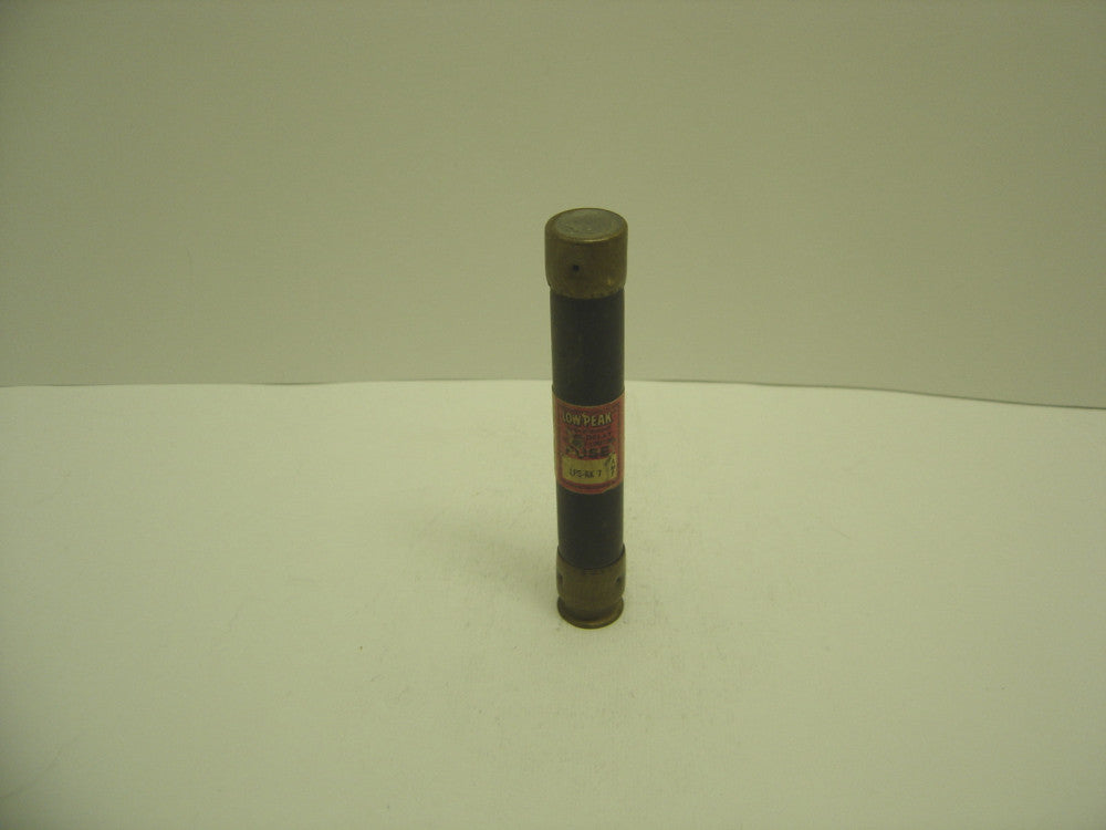 BUSSMANN LPS-RK 7 DUAL ELEMENT TIME-DELAY FUSE CURRENT LIMITING RK1 FUSE 7 AMP