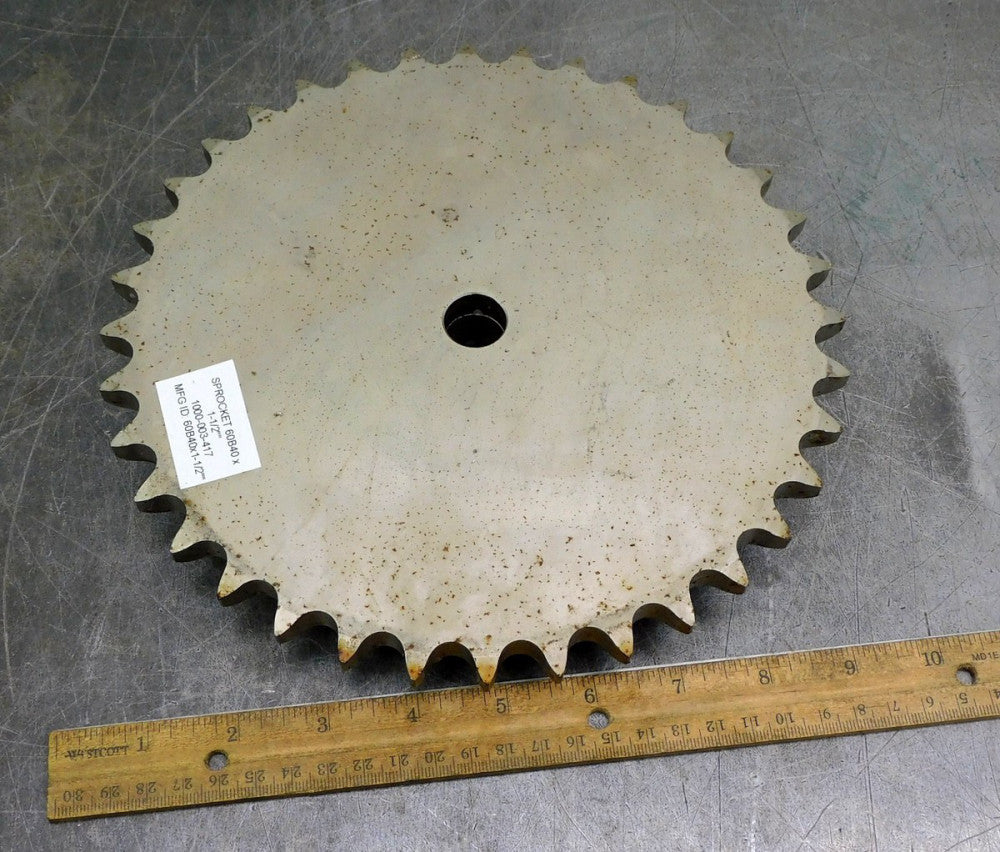 Martin 60B36 Roller Chain Sprocket #60 36 Teeth 3/4" Bore