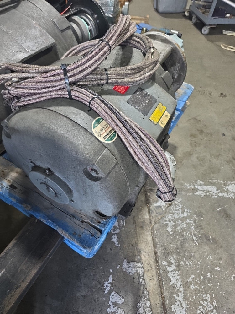 Marathon 75 Hp Motor / Pump From Milacron 725 Ton Injection Molding Machine 365T