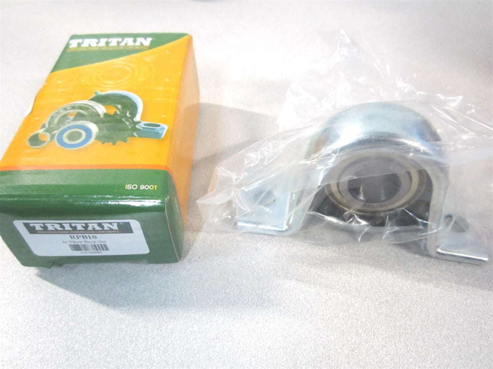 Tritan (RBP10) 5/8" 3.8437" OAL x 2" Stamped Steel Rubber Mount Pillow Block 