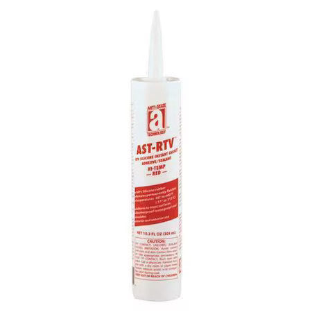 Anti-Seize Technology 27105 Waterproof Rtv Gasket Maker, 10.3 Oz, Red, Temp