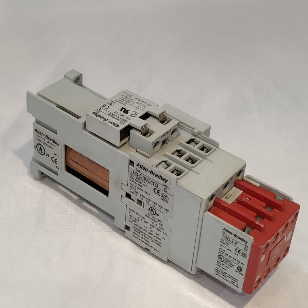 Allen Bradley 100-C30D*00, 100-C30*00 w/ 100S-F Contactor w/ Control Relay
