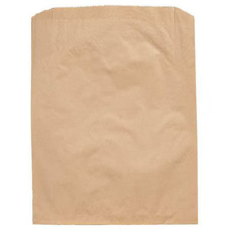 Zoro Select 14898 Merchandise Bag Pinched Bottom 10"X13" Brown, Pk1000