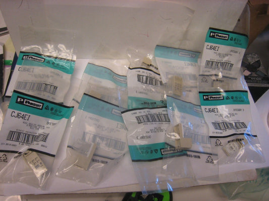 10 yes 10 Panduit CJ64EI Made USA   (10 items) 6 position 4 -wire RJ11 type Jack