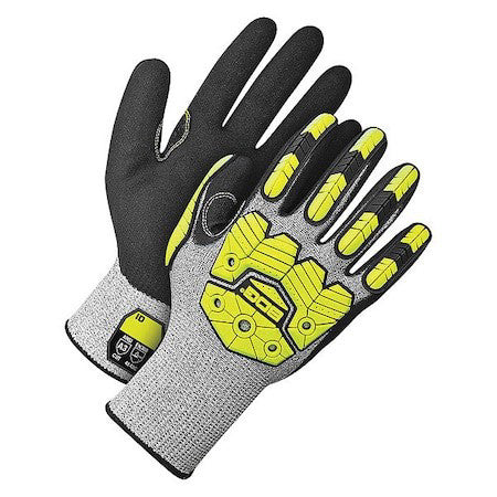 Bdg 99-1-9790-9 Cut-Resistant Impact Gloves, Cut Level A3 ,Dipped ,Nitrile