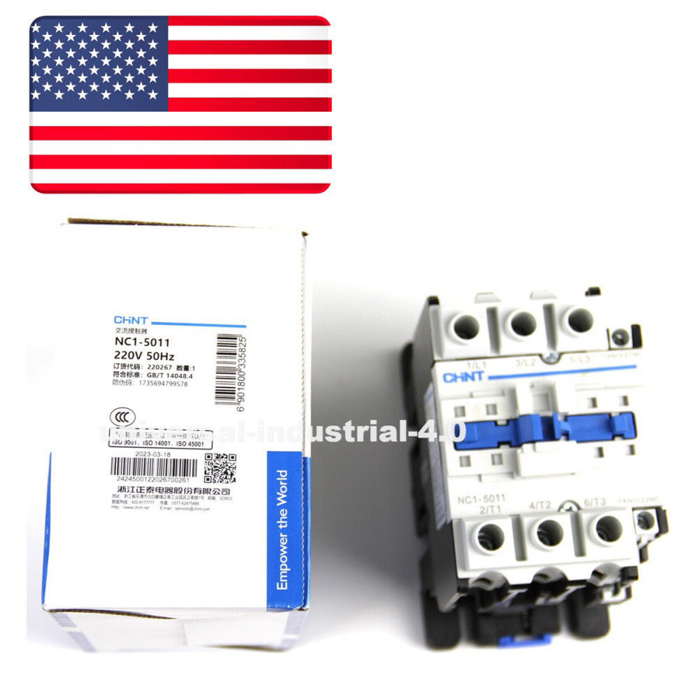 New In Box CHNT NC1-5011 NC15011 AC Contactor 220V 50Hz - US Stock