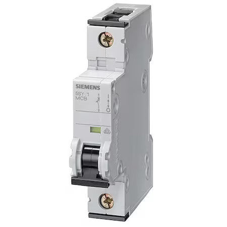 Siemens 5Sy61137 Circuit Breaker, 5Sy6 Series, 13A, 1 Pole, 230/400V Ac, 5Ka At