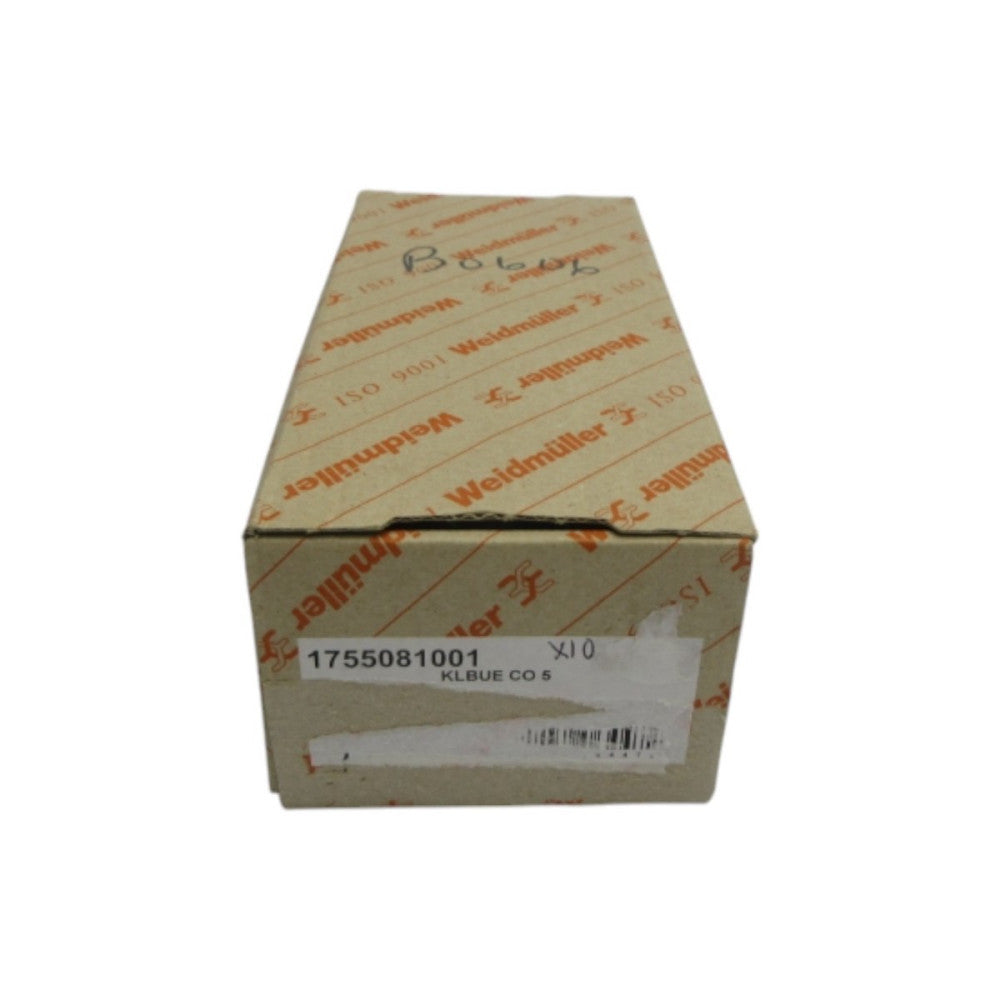 WEIDMULLER 1755081001 (PKG OF 10) NSMP