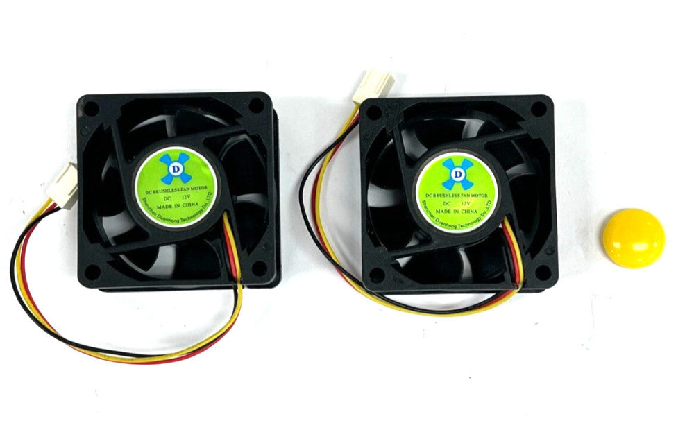 UNBRANDED COOLING FAN BRUSHLESS 12V LOT OF 2