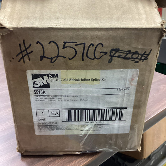 3M QS-III COLD SHRINK INLINE SPLICE KIT P/N: 5515A 80-6112-0721-0