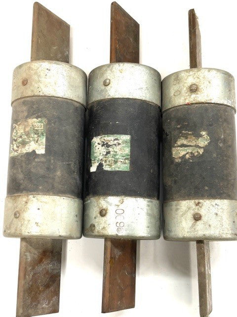 EAGLE ELECTRIC 200A 250V ONE-TIME FUSE LOT OF 3