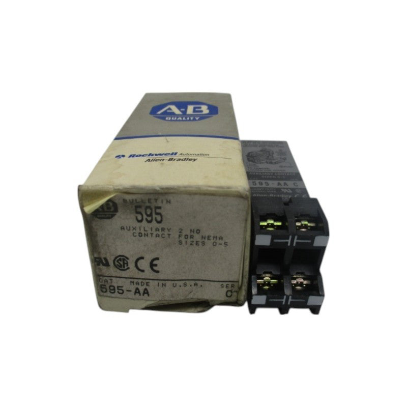 ALLEN BRADLEY 595-AA SER. C 600VAC (GY/BL) NSMP