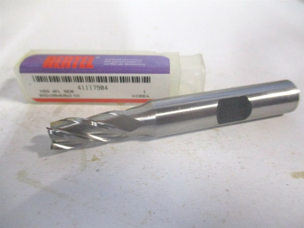 (E103101801) 9/32" x 5/8" x 3/8" x 2-1/2" OAL 4 Flute HSS Square End Mill 