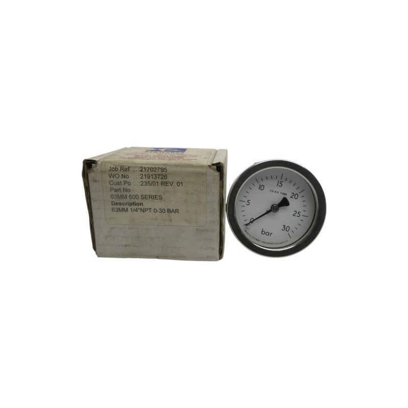 STEWARTS 21702795 63MM 1/4"NPT 0-30 NSMP