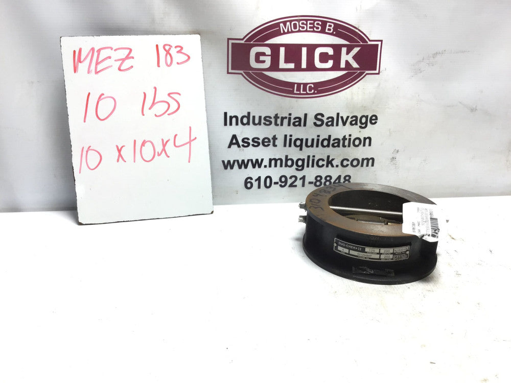  Crane Duo Chek II N11600109 G12HMP  Check Valve Size 4 